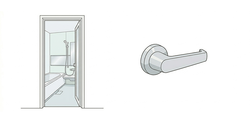 浴室のレバーハンドルの修理費用