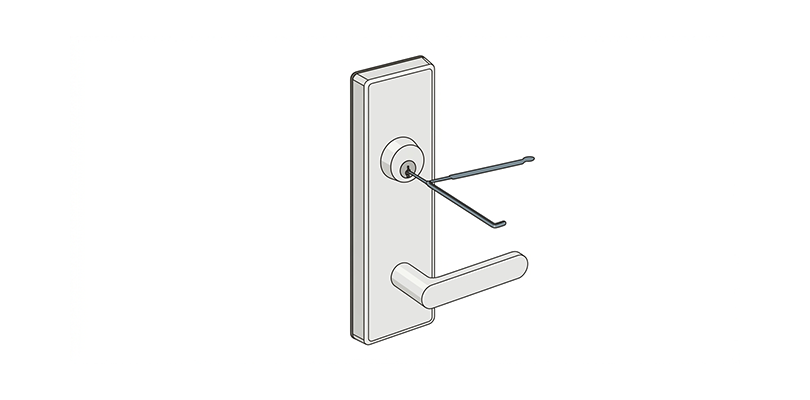 鍵穴に工具を入れて開ける費用