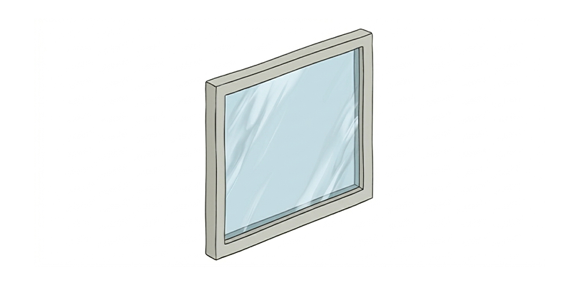 防犯フィルムを貼る