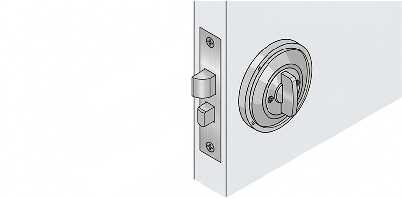 ピンと金属プレートを元に戻す
