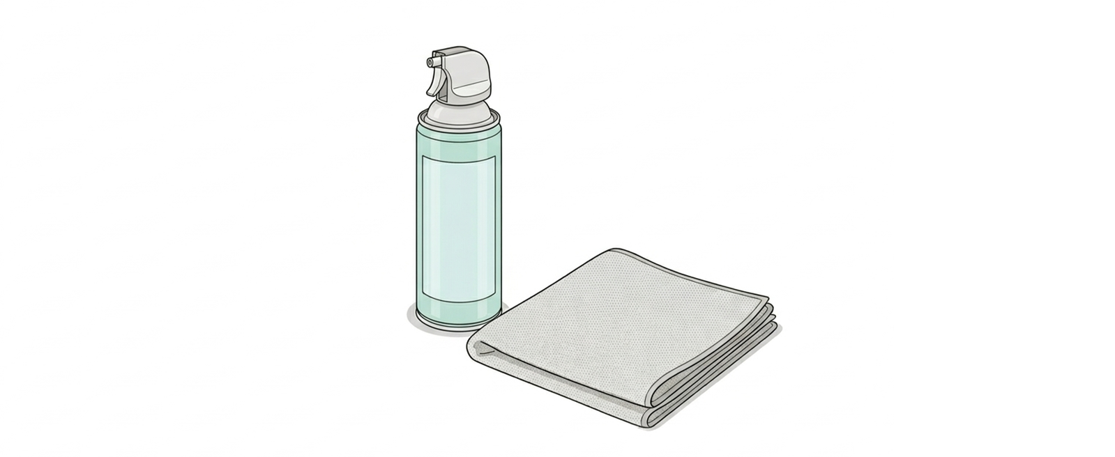 錠前用のクリーナーで鍵の汚れを落とす