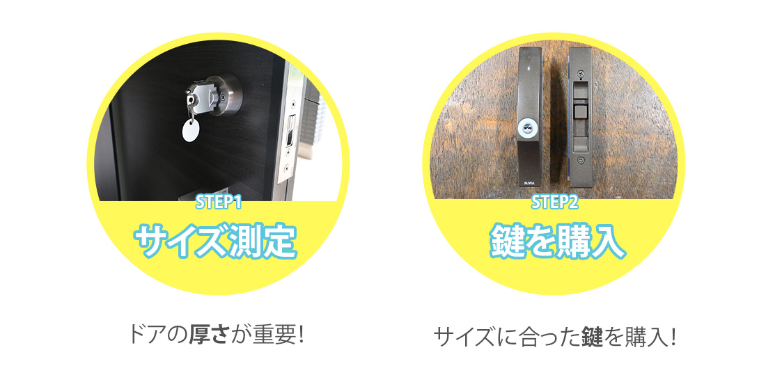 引き戸ドアのサイズを測る