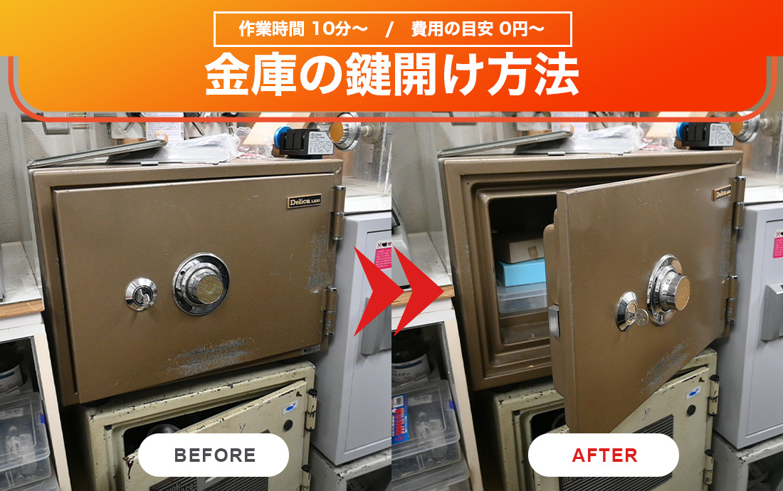 ダイヤル式金庫の鍵が開かない時の対処法とは？自分で開ける方法を紹介